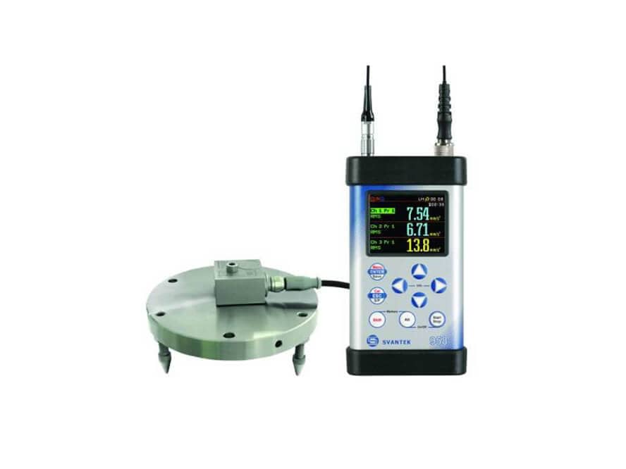 SVAN 958A instrument with the SV 207B Building vibration kit